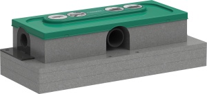 Grundkorper pentru dus hansgrohe uBox universal, instalare usoara, 33 lmin