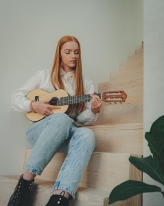 Guitalele Yamaha GL-1, natur, 6 corzi, inclus Gigbag - Img 7