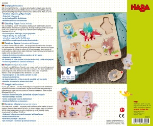 HABA 306542 - Grappling Puzzle Forest Animals Grappling Puzzle de la 12 luni - Img 2