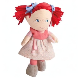 HABA 5737 - Papusa Mirli soft rag doll pentru bebelusi de la 6 luni pentru a se juca imbratisa si confort cadou pentru nastere si botez livrat in cuti - Img 8