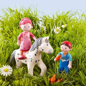 HABA Little Friends 302011 Cal Pippa Picioare Flexibile 114 cm - Img 2