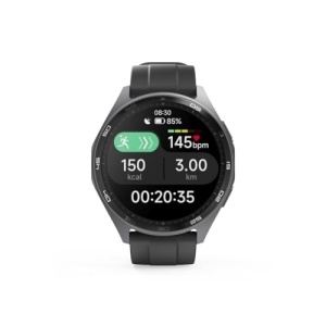 Hama Smartwatch afisaj color AMOLED 143 GPS functie telefon rezistent la apa WhatsApp asistent vocal tracker de somn 110 moduri sportive planuri de an - Img 11