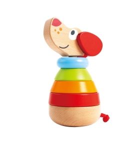 Hape E0448 Jucarie "Stacking Dog Pepe"