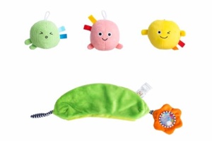 Hape Kleine Erbsen-Freunde Jucarie Sensoriala pentru Copii Texturi si Sunete - Img 7