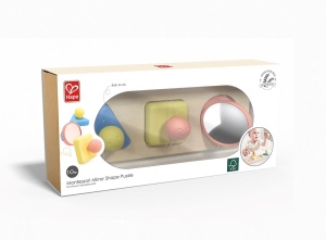Hape Montessori Mirror Puzzle, Jucarie pentru bebelusi - Img 6