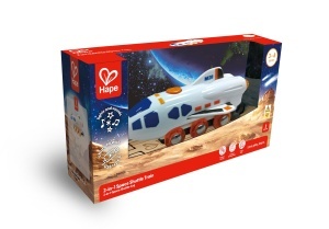 Hape Spaceshuttle 2-in-1 Jucarie Interactiva cu Sunete si Lumina - Img 7
