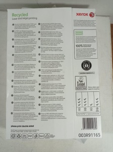 Hartie reciclata Xerox A4 80 gm, 2500 foi, 100 din hartie reciclata - Img 4
