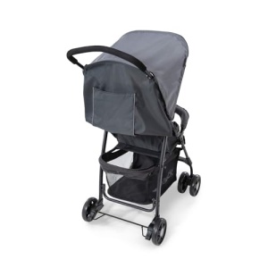 hauck Buggy Sport, Charcoal/Stone - Carucior de calatorie pana 5,9 kg - cu functie de inclinare pentru copii de la nastere pana la 15 kg - Cos de cumparaturi mic pliabil, mare pana la 3 kg - Img 11