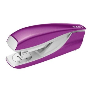 Heftuitor metalic Leitz WOW 30 coli, violet, cu 200 agrafe, model 55021062 - Img 4