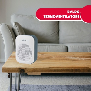 Heizlufter ARDES ARAM4F14W, 2000W, design elegant, gri - Img 2