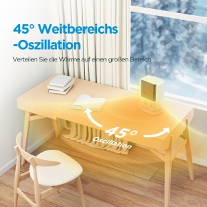 Heizlufter Ceramic Midea NTY20-22E, 2000W, Economisire Energie, Oscilatie 45 - Img 2
