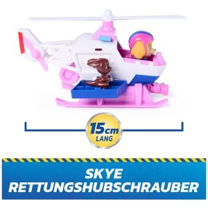Helicopter de salvare PAW PATROL Skye cu figurine, 15 cm, cu mecanism de retragere - Img 2
