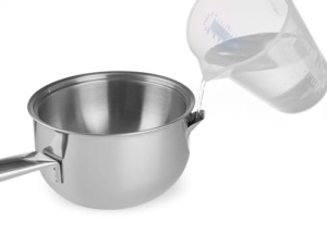 HENDI Bain-Marie, cu pereti dubli cu recipient de apa, maner din otel inoxidabil, 1L, o150x(H)95mm - Img 4