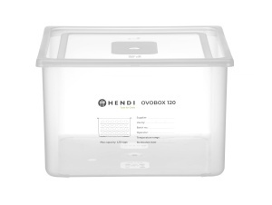 Hendi OVOBOX 120 GN23 Container pentru 120 Oua Transparent