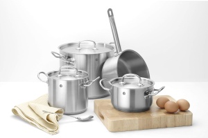 Hendi Stielkasserolle 2L Otel Inoxidabil Fund Sandwich Maner Ergonomic - Img 2
