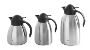 Hendi Thermoskanne 1L Inox Izolatie dubla Capac cu buton de presiune - Img 3