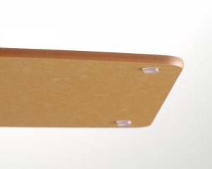 Hendi Tocator din Fibra de Lemn 298x232mm Antiderapant cu Sant pentru Sucuri - Img 3
