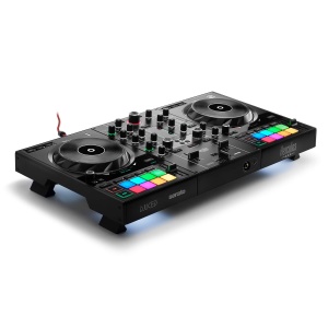 Hercules DJControl Inpulse 500 - Controler USB DJ cu 2 punti pentru Serato DJ Lite si DJUCED