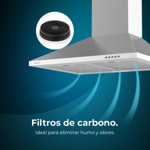 Hota de bucatarie Cecotec Bolero Flux PM 603500 60 cm 350 m3h LED Filtru carbon - Img 10