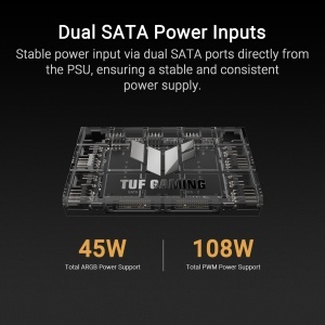 Hub de ventilatoare ASUS TUF Gaming ARGB PWM, 6 porturi, montare magnetica - Img 5
