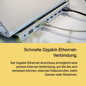 Hub USB-C Belkin 11-in-1 cu 4K HDMI, 100W incarcare, 3x USB-A - Img 4