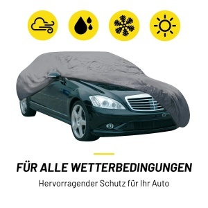 Husa Auto Dunlop XL - Protectie Universala - 534 x 178 x 120 cm - Waterproof - Gri - Img 5