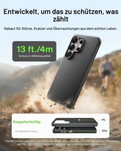 Husa de protectie Belkin SheerForce pentru Samsung Galaxy S26 Ultra, 4m protectie, negru - Img 3