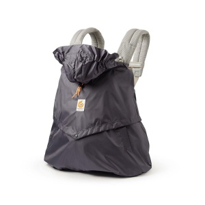 Husa de Protectie Ergobaby Windcover, Impermeabila, Charcoal