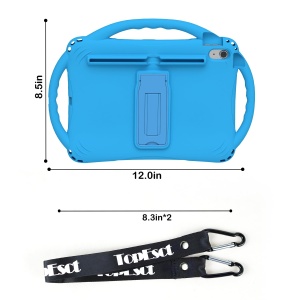 Husa de protectie TOPESCT pentru iPad A16 11. 10. generatie, din silicon, cu suport si maner - Img 2