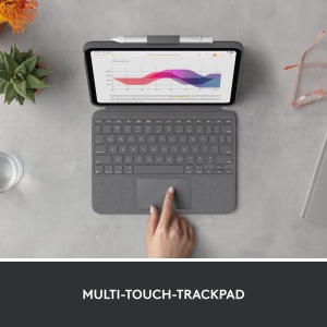 Husa Logitech Combo Touch cu tastatura detasabila pentru iPad, compatibila cu modelele A2696, A2757, A2777, A3162 - Img 4