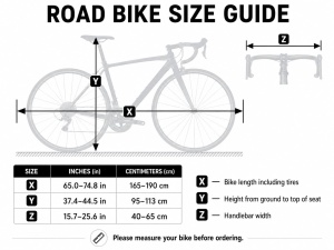 Husa pentru bicicleta VELOSOCK RAYRoad - Protectie transport, material rezistent, usor de utilizat - Img 5