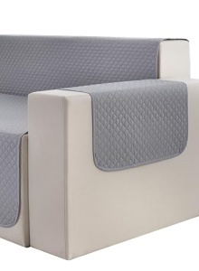 Husa pentru canapea Todocama 1-Sitzer Hellgrau Design Rautat Protectie si Confort - Img 3