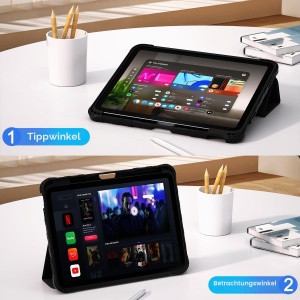 Husa pentru iPad TOPESCT A16 11. Generatie 2025 10. Generatie 2022, Magnetica, Cu Stiftholder - Img 6