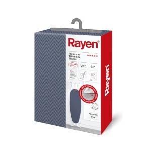 Husa pentru masa de calcat Rayen XXL, 150x55 cm, 100 bumbac, rezistenta la caldura