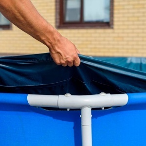Husa pentru piscina Intex 2,6 m x 1,6 m cu prindere si gauri de drenaj - Img 3