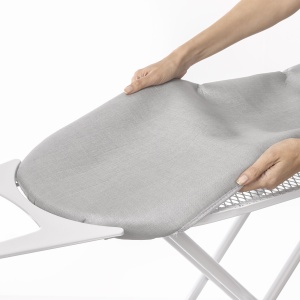 Husa universala Rayen pentru masa de calcat 115x38 cm Gri 100 bumbac si spuma suprafata metalizata - Img 3