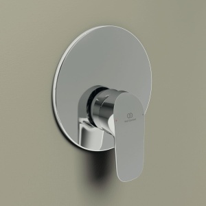 Ideal Standard Ceraflex, baterie pentru cada sau dus, incorporata, de unica folosinta, piese exterioare, cromata - Img 4