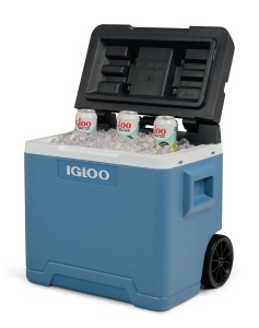 Igloo IP42 Roller Cutie Frigorifica Pasiva 42L Albastru cu Roti si Maner Telescopic - Img 5