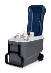 Igluo Maxcold 40 Roller Racitor pasiv cu roti, 38 litri, albastru, pentru camping, munca, timp liber si festivaluri - Img 4