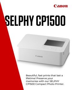 Imprimanta foto Canon SELPHY CP1500, compacta, conectivitate wireless, 100 ani durabilitate - Img 2