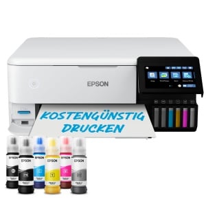 Imprimanta foto Epson EcoTank ET-8500, 6 culori, A4, Wi-Fi