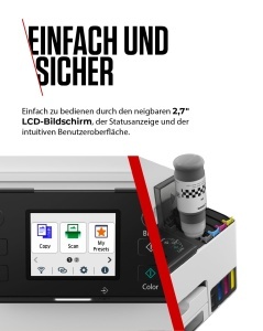 Imprimanta multifunctionala Canon MAXIFY GX2051, 4-in-1, 250 coli, WLAN - Img 5