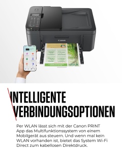 Imprimanta multifunctionala Canon PIXMA TR4755i, 4 in 1, negru, Wi-Fi, ADF 20 foi - Img 5