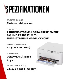 Imprimanta multifunctionala Canon PIXMA TS6550I, compacta, cu conectivitate wireless - Img 6