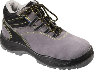 Incaltaminte de protectie Goodyear S1P din velur, neagra si gri, marimea 37 - Img 3