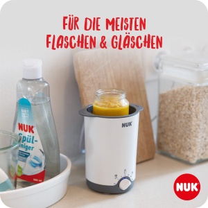 Incalzitor de biberoane NUK Thermo 3 in 1 Dezghetarea incalzirea si mentinerea la cald a alimentelor lichide si moi Cos usor de indepartat Mufa UE - Img 5