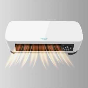 Incalzitor de perete ceramic Cecotec ReadyWarm 5200 Box Ceramic 2000W ecran LED si telecomanda regulator de temperatura cu doua niveluri de putere si  - Img 6