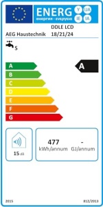 Incalzitor electronic de apa instantaneu AEG DDLE LCD 18/21/24 kW comutabil, selectarea temperaturii la grad, afisaj LC, conexiune fixa 400V, testat VDE, 222394 - Img 9