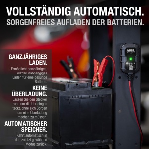 Incarcator auto NOCO GENIUS1, 1A, pentru baterii 6V12V, cu functie de reparare - Img 7