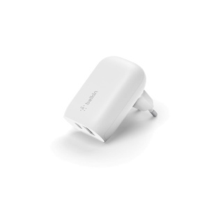 Incarcator Belkin USB-C PPS PD, 37 W, 2 porturi, pentru iPhone si Samsung